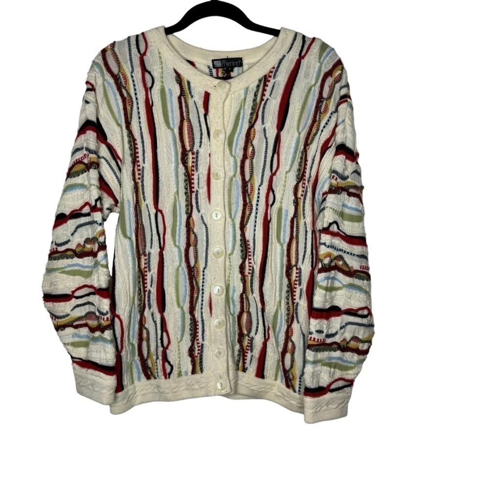 Purely Merino Australia Wool Cardigan Sweater‎ Medium